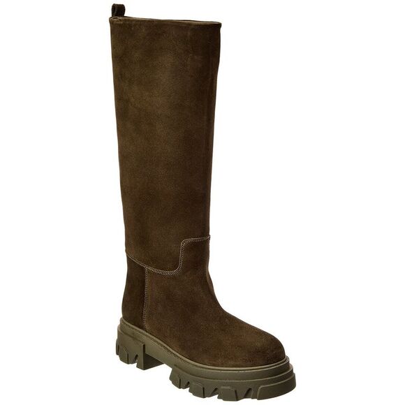 Gia Borghini Perni 07 Suede Knee-High Boot